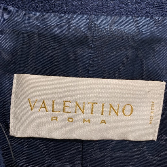 Valentino Blue Blazer women’s size 42/6 - Picture 6 of 8